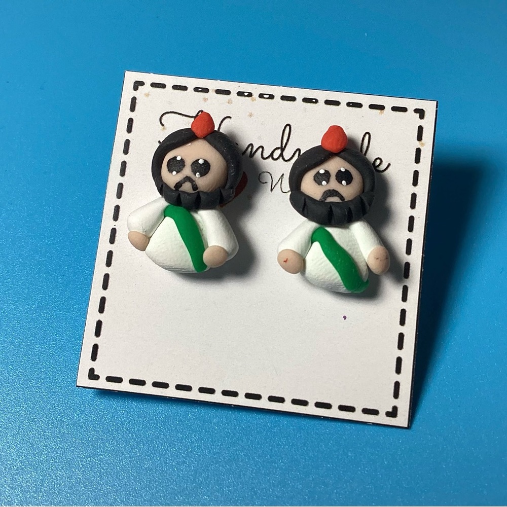 Saint Jude Earrings Handmade